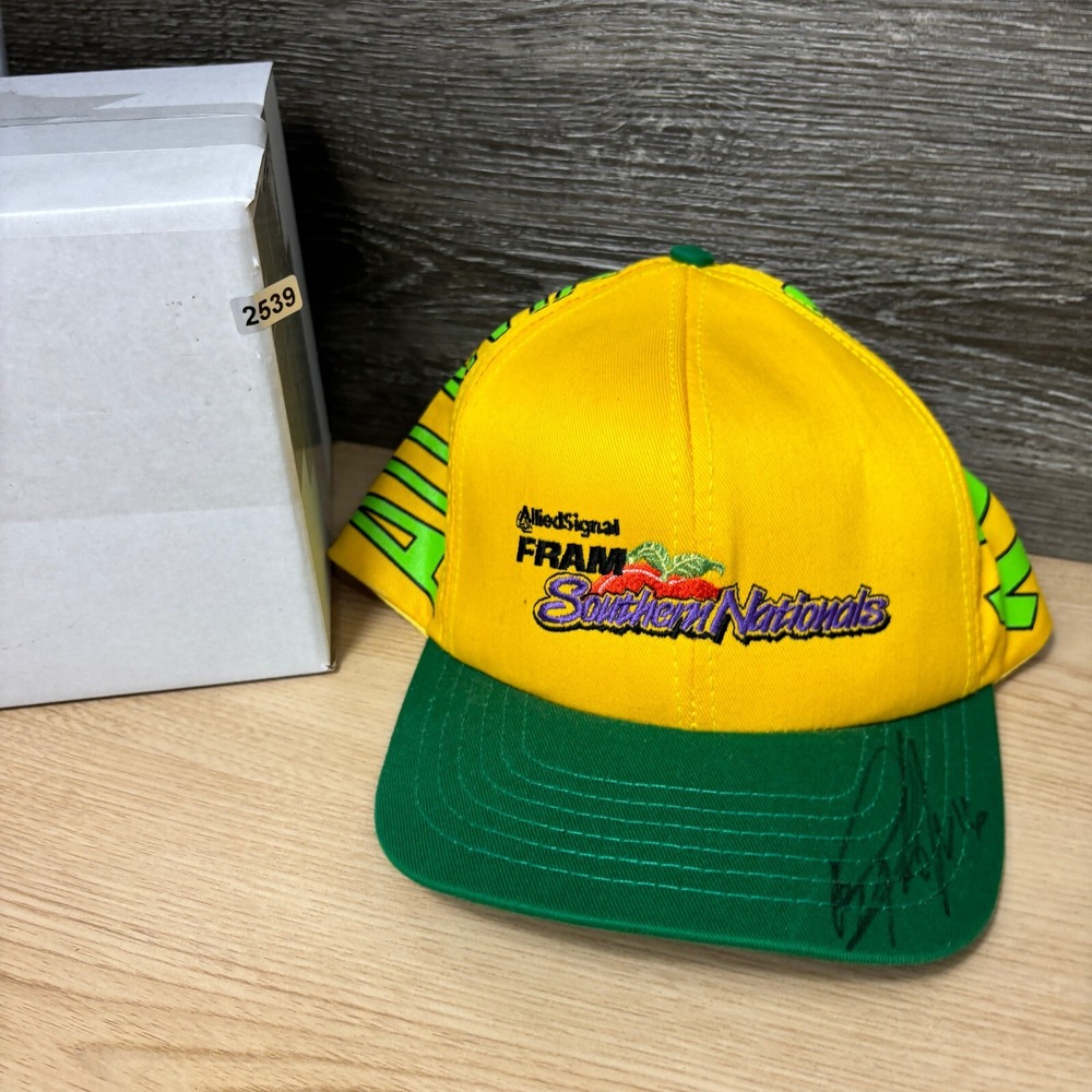 Vintage NHRA Hat Cap Snapback Southern Nationals Hot Rod Drag Racing 1994 Auto - Picture 10 of 10